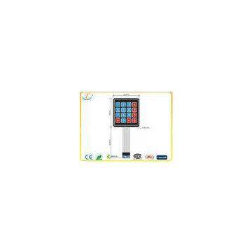 Autotype PC Overlay PCB Membrane Switch Keyboard With Embossed Button