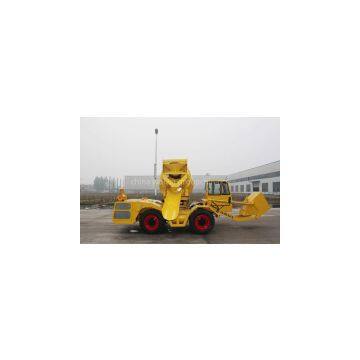 self loading concrete mixer