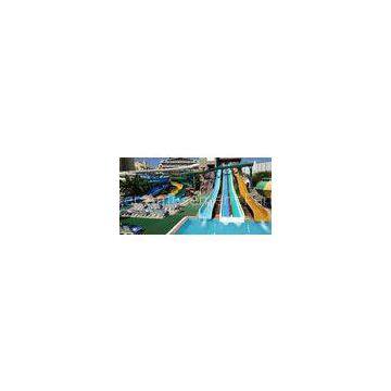 Straight Body High Speed Fiberglass Water Slides for Kids play park