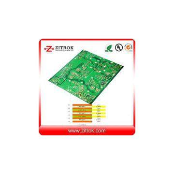 1.8mm 6L Matte Green Soldermask Immersion Gold PCB