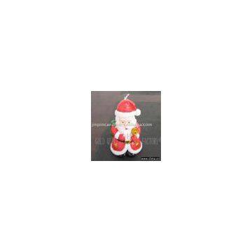 Santa Claus craft candle