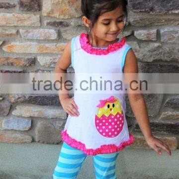 Giggle Moon Remake Easter Boutique Clothing Kids Cotton Frocks Design Chick Girls Clothes