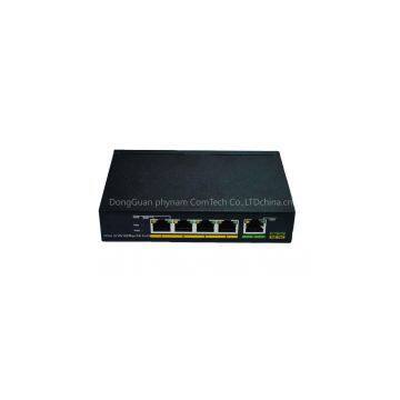 5-Port 10/100/1000M 802.3at PoE Switch