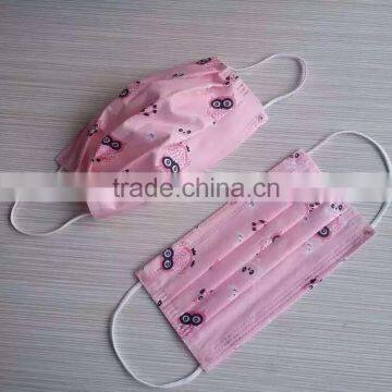 disposable printed face mask /3 ply earloop face mask