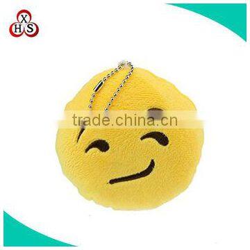 2016 Hot Sell Plush Emoji Keychain With Cheap Price