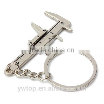 Special Novelty Simulation Movable Vernier Caliper Model Slide Ruler Key Chain Keyring Gift