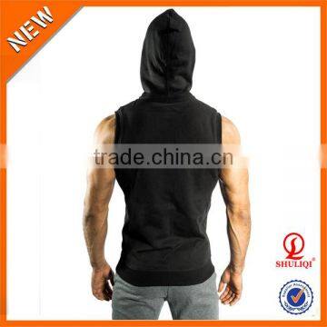 Good Quality Custom Hoodies ,men Sleeveless Hoodies With Caps H-934 photo-2