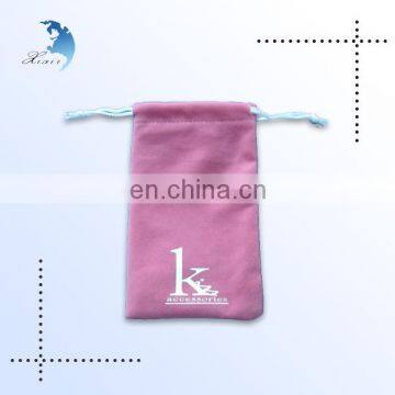 Exquisite Customized Printing Personale Logo Velvet Pouch Bags for Jewelry photo-2