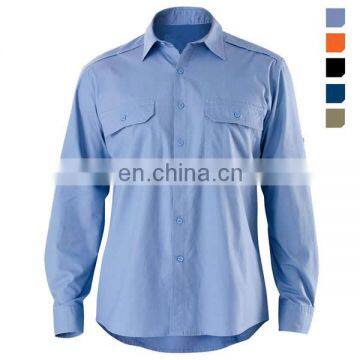 China factory Newest design Mens Long sleeve men's industrial work shirt