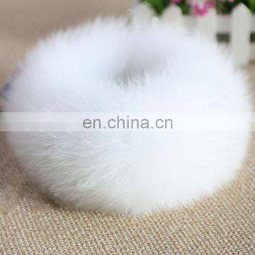 Classical pattern winter neck warmer thick density luxury fox fur collar