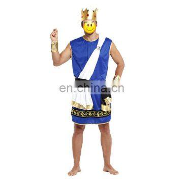 wholesale funny Fancy dress king costumes halloween simple cosplay Greek mythology Zeus costumes for adult MFJ-0021