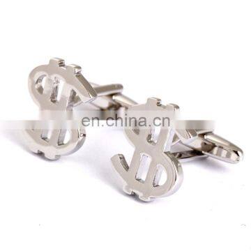 US dollar cufflinks sliver fancy cufflinks