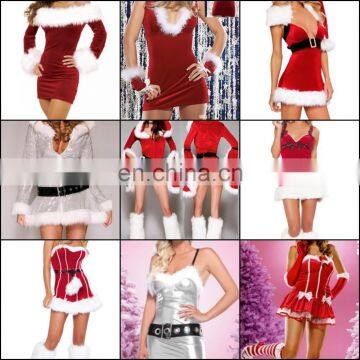 Wholesale sexy schoolgirl cosplay party christmas 2015