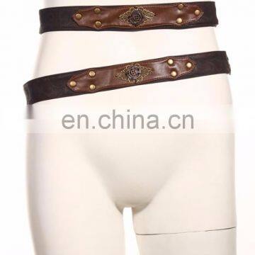 Steampunk Half-corsage - Waist Belt With Removable Details and Pocket photo-4