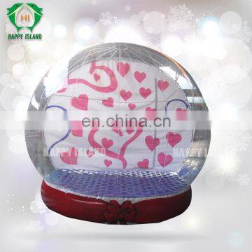 HI new design PVC inflatable snow globes for outdoor games