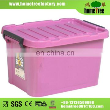 Colorful plastic container 50 liters with grip