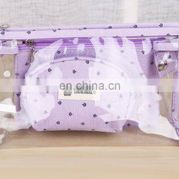 Fashion Storage Bag Three Piece Set Cosmetic Bag Customized Handbag Wholesale for Women photo-4