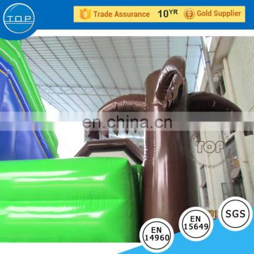 TOP INFLATABLES airplane bounce house kids inflatable jumping balloon with low price