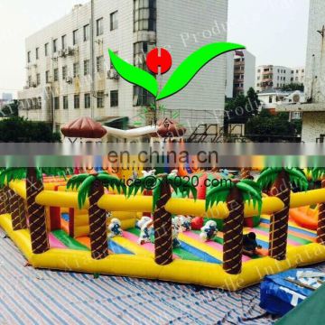 NEW arrived kids jungle adventure games inflatable unique entertainment city