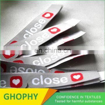 Cheap Garment Damask Woven Label for Shirt photo-6