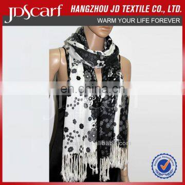 sarong pareo beach scarf JDY-011# Printing scarf 100% acrylic scarf wholesaler