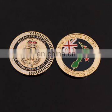 high quality soft enamel gold challenge coin