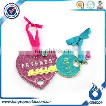 Metal Key Shape Christmas Series Hanging Ornament photo-2