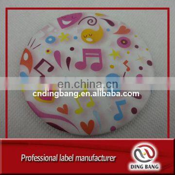 Wholesale Stock Type Custom Music Style Printed Advertising Classcial Hand Metal OEM Tin Mirror