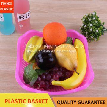 TXA-11 PLASTIC SQUARE FRUIT BASKET STRONG BASKET