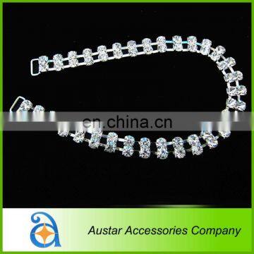 Wholesale Crystal Rhinestone Connector For Swimwear/Bikini