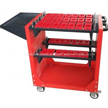 new design collapsible BT 30 BT40 BT50 cnc cutting tool trolley