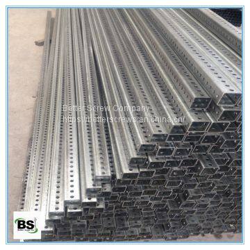 All Kinds of Colors Powder Coated Perforated Metal Square Tube Sign Post
