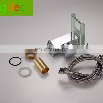 Waterfall Bathroom Basin Sink Mixer Tap LED Color Changing Basin Faucet photo-6