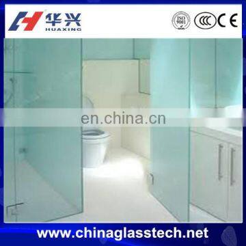 Home Design Water Resistant Safety Frosted Glass Bathroom Door