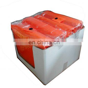 Extra wide plastic woven fabric fire resistant tarps tarpaulin factory orange colour