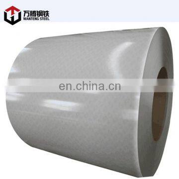 Galvanized steel coil with polymer coating white 0.5 mm x 1250mm RAl9003 cover with membrane