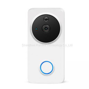OEM ODM REHENT Tuya Smart Life Wi-Fi Two Way Talking Battery-powered Intercom System Smart Doorbell photo-5