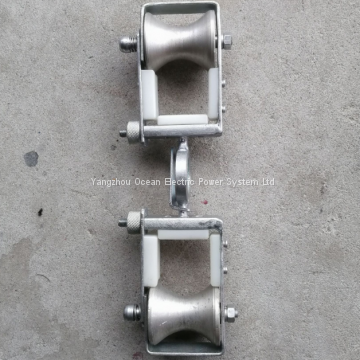 Double OPGW Pulley; Replacing Pulley; Fiber Cable Replace Roller photo-2