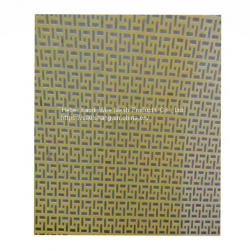 Micro diameter stainless steel mesh filter perforated metal sheet 2 mm