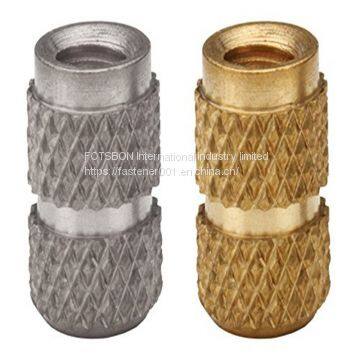 IBC-256 Brass Insert Nut Blind Molded-in Threaded Knukles Nuts Insertos Knurling Copper Rivet Rivnut Ecrou Inserti Tuerca PEM Standard