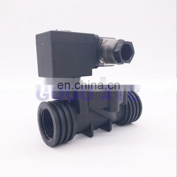 10bar 2 way Plastic solenoid valve NBR/EPDM/FKM 1/2" 3/4 1 inch Orifice 15/20/25mm normal close PP-15/20/25 NC NO water valve