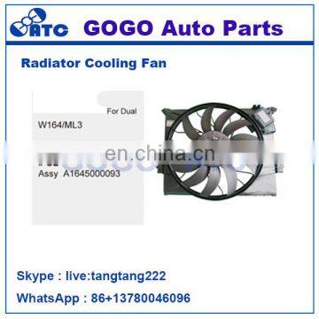 12v DC CAR Radiator A/C Cooling Fan Motor for W164/ML3 OEM A1645000093