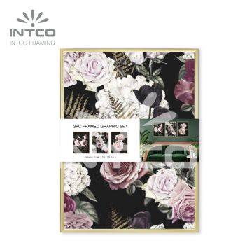 Pink Rose Flowers Canvas Wall Art for Living Room - Living Room Canvas Art Printing for Wall Decor photo-2