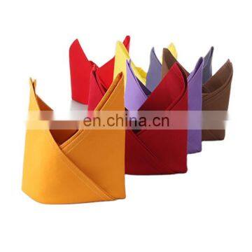 100% Cotton Colorfast Soft Fabric Customer Design Table Napkin