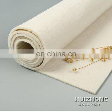 manufacturer needle punched nonwoven fabric 3mm 5mm thick 100% wool felt