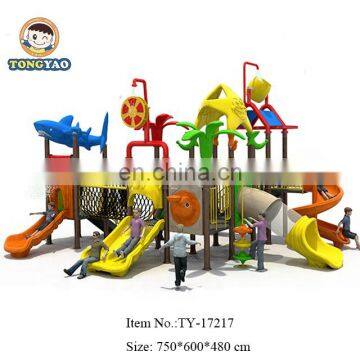 Commercial Water Theme Park Equipment Funny Fiberglass Slide For Sale