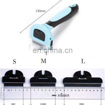 Hair Remove Massage Dematting Grooming Dog Cat Pet Comb photo-3