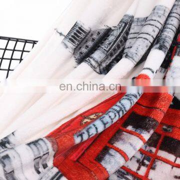 Custom Soft 3D Digital Print Screen Print Blanket Flannel Fleece Thick Throw Blanket With Good Color Permeability photo-6