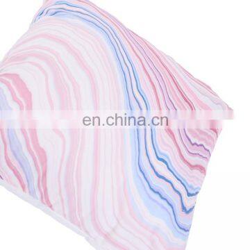 Luxury Home Indoor Soft Silky Satin Geometric Marble Texture Square Decorative Throw Pillow Cases Cushion Cover photo-4
