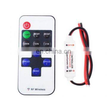 DC5-24V 11 Key RF Wireless Controller Mini Dimmer for LED Single Color photo-5